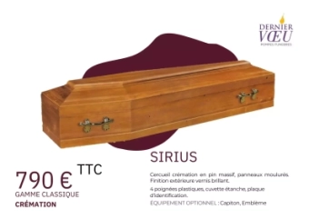 CERCUEIL SIRIUS